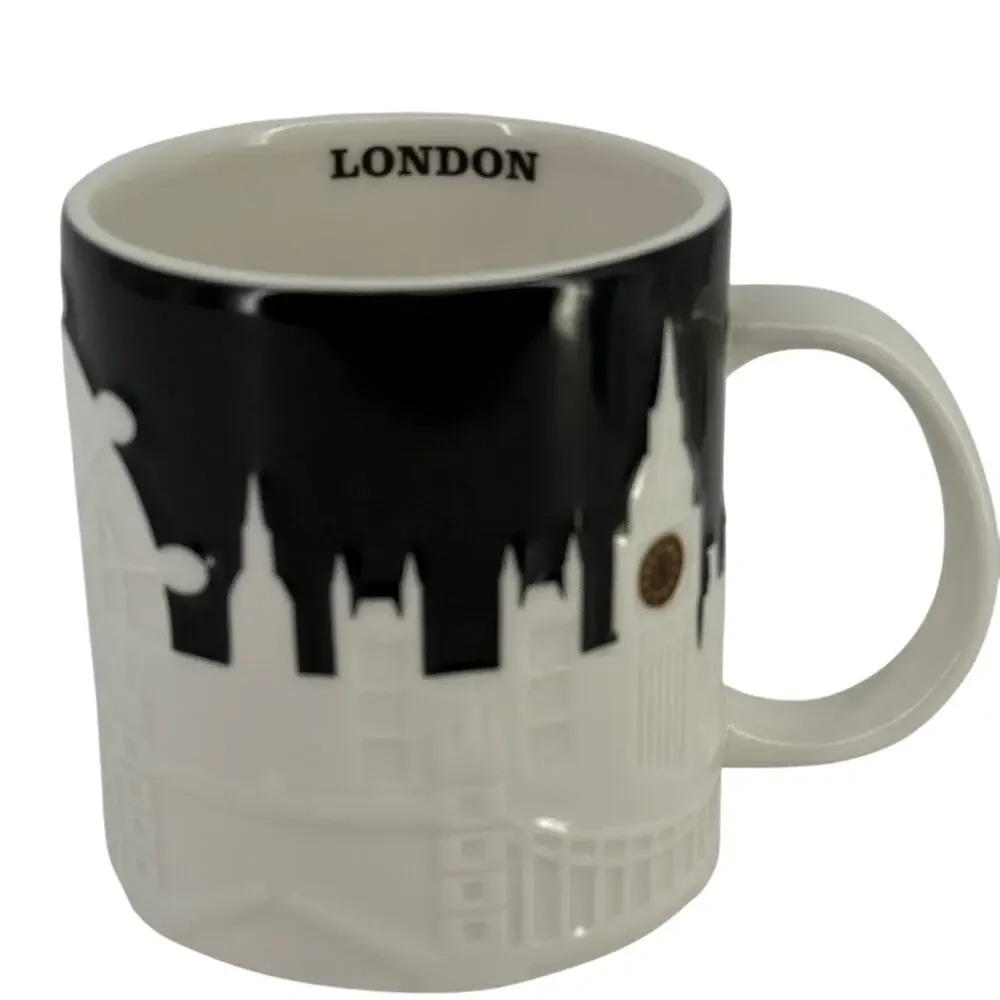 Starbucks Coffee 2011 London England 3D Relief Mug 16oz Tea